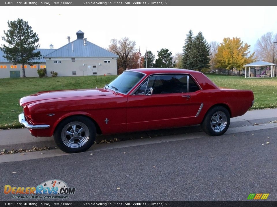 1965 Ford Mustang Coupe Red / Black Photo #1