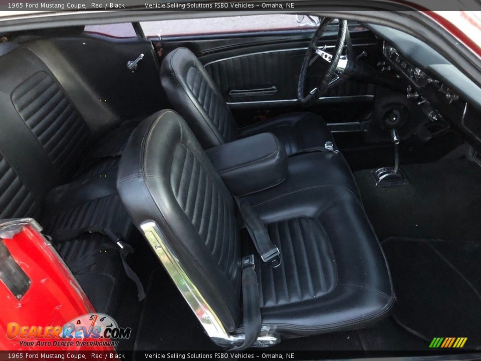 Black Interior - 1965 Ford Mustang Coupe Photo #4