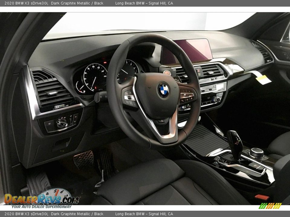2020 BMW X3 sDrive30i Dark Graphite Metallic / Black Photo #7