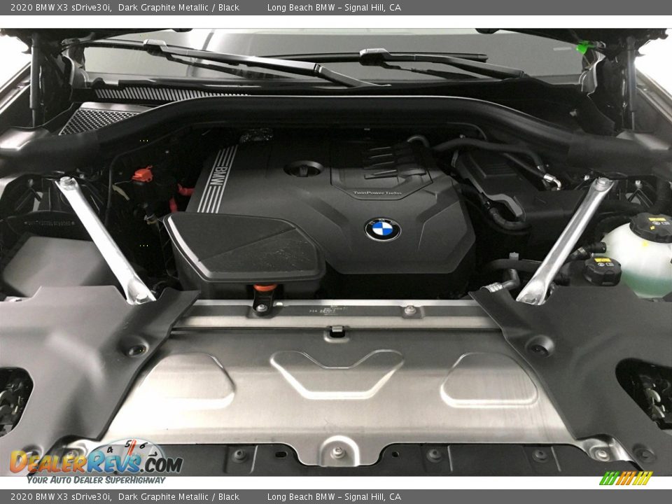 2020 BMW X3 sDrive30i Dark Graphite Metallic / Black Photo #10