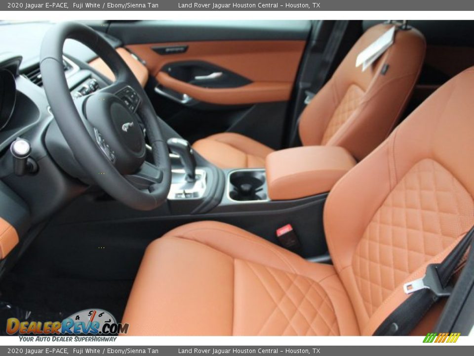 Ebony/Sienna Tan Interior - 2020 Jaguar E-PACE  Photo #12