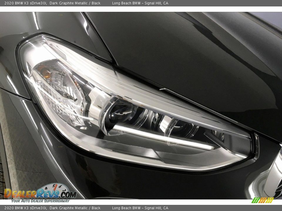 2020 BMW X3 sDrive30i Dark Graphite Metallic / Black Photo #14
