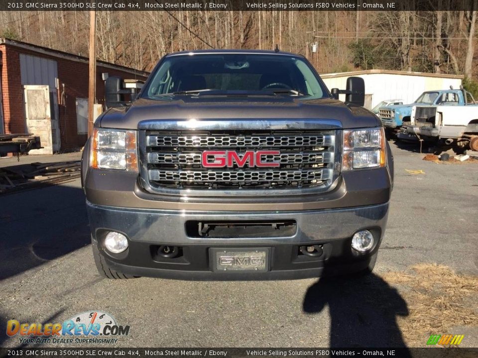 2013 GMC Sierra 3500HD SLE Crew Cab 4x4 Mocha Steel Metallic / Ebony Photo #6