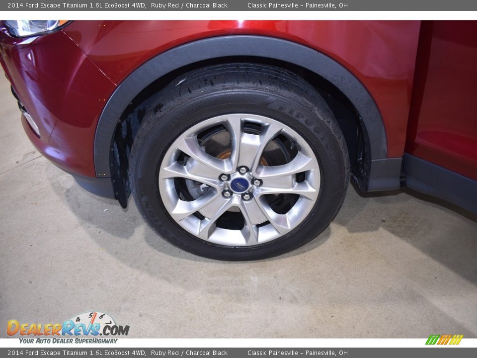 2014 Ford Escape Titanium 1.6L EcoBoost 4WD Ruby Red / Charcoal Black Photo #5
