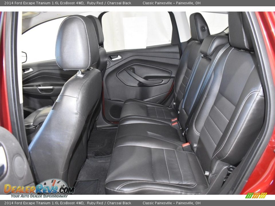 2014 Ford Escape Titanium 1.6L EcoBoost 4WD Ruby Red / Charcoal Black Photo #8