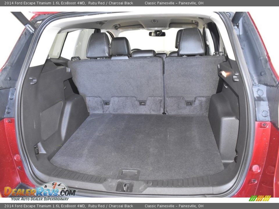 2014 Ford Escape Titanium 1.6L EcoBoost 4WD Ruby Red / Charcoal Black Photo #9