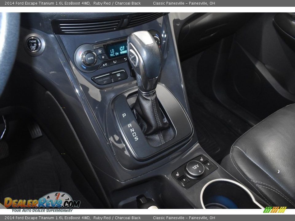2014 Ford Escape Titanium 1.6L EcoBoost 4WD Ruby Red / Charcoal Black Photo #14