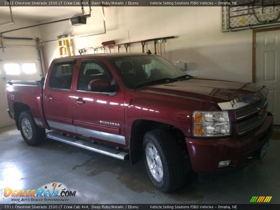 2013 Chevrolet Silverado 1500 LT Crew Cab 4x4 Deep Ruby Metallic / Ebony Photo #1