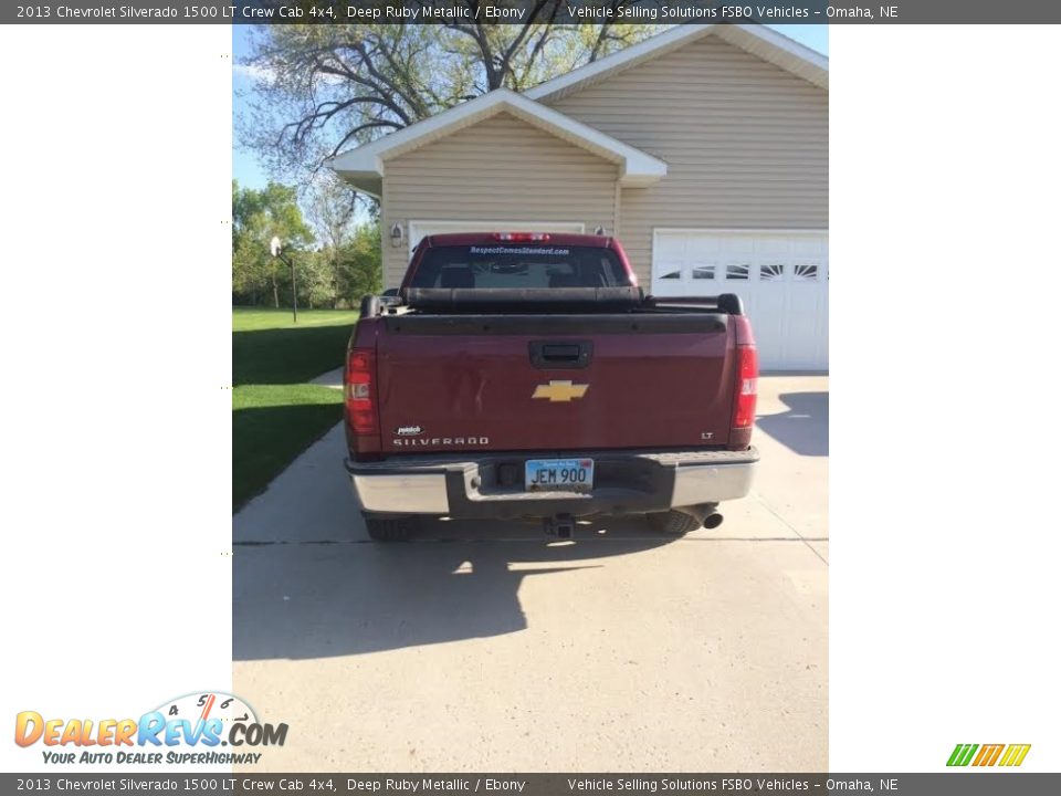 2013 Chevrolet Silverado 1500 LT Crew Cab 4x4 Deep Ruby Metallic / Ebony Photo #4