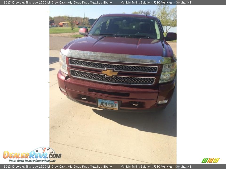 2013 Chevrolet Silverado 1500 LT Crew Cab 4x4 Deep Ruby Metallic / Ebony Photo #6