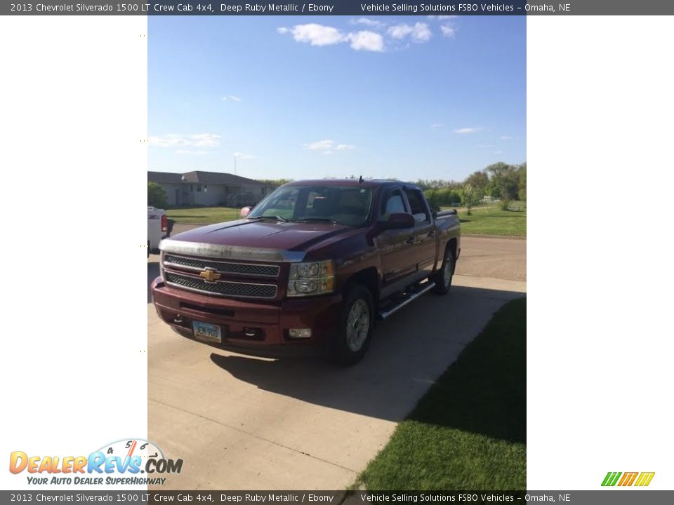 2013 Chevrolet Silverado 1500 LT Crew Cab 4x4 Deep Ruby Metallic / Ebony Photo #7