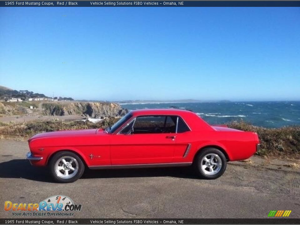 1965 Ford Mustang Coupe Red / Black Photo #1