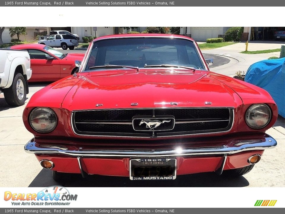 1965 Ford Mustang Coupe Red / Black Photo #4