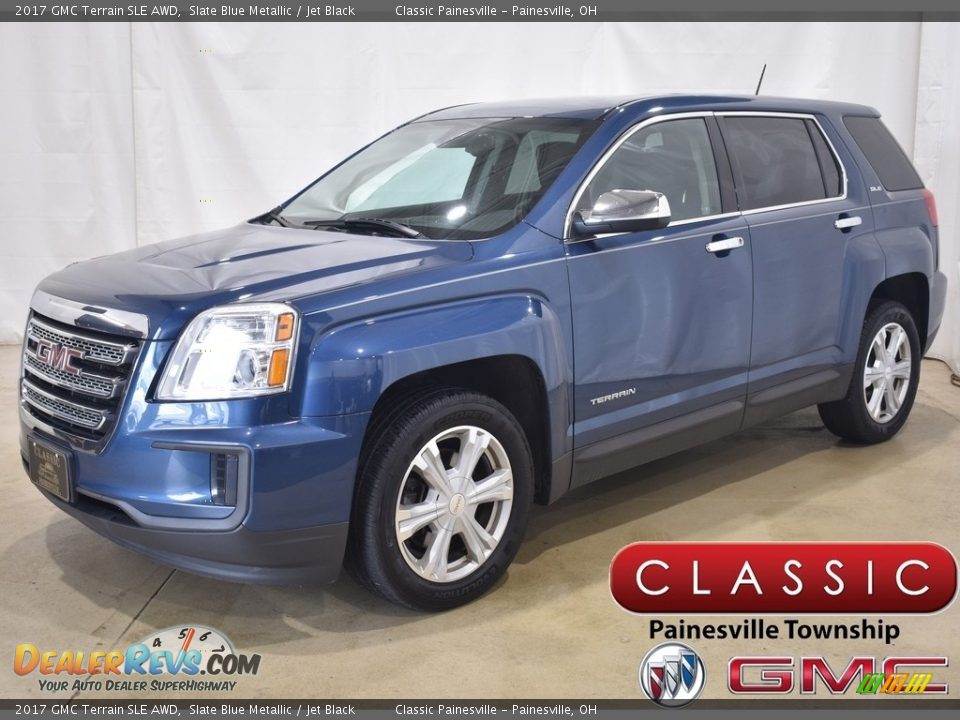 2017 GMC Terrain SLE AWD Slate Blue Metallic / Jet Black Photo #1