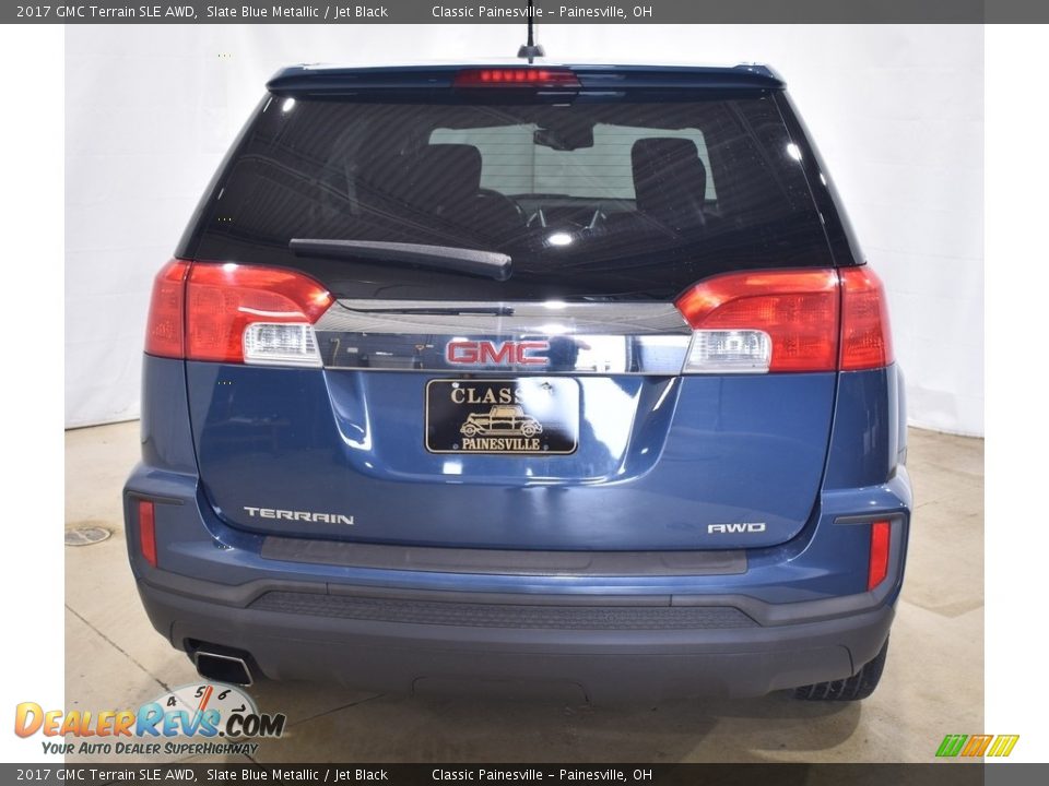 2017 GMC Terrain SLE AWD Slate Blue Metallic / Jet Black Photo #3