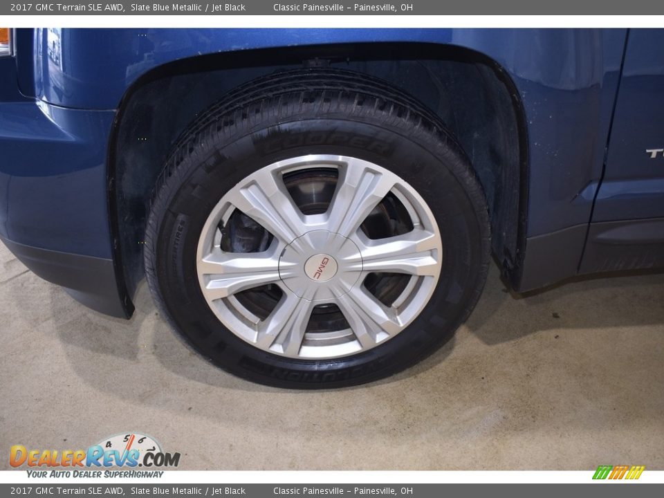 2017 GMC Terrain SLE AWD Slate Blue Metallic / Jet Black Photo #5