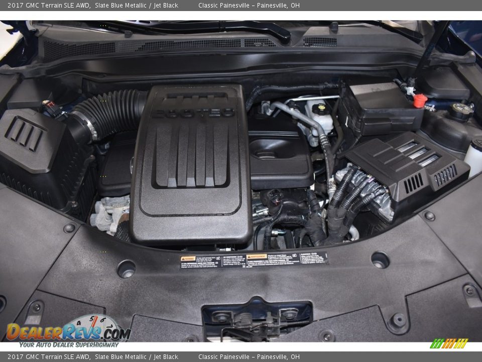 2017 GMC Terrain SLE AWD Slate Blue Metallic / Jet Black Photo #6