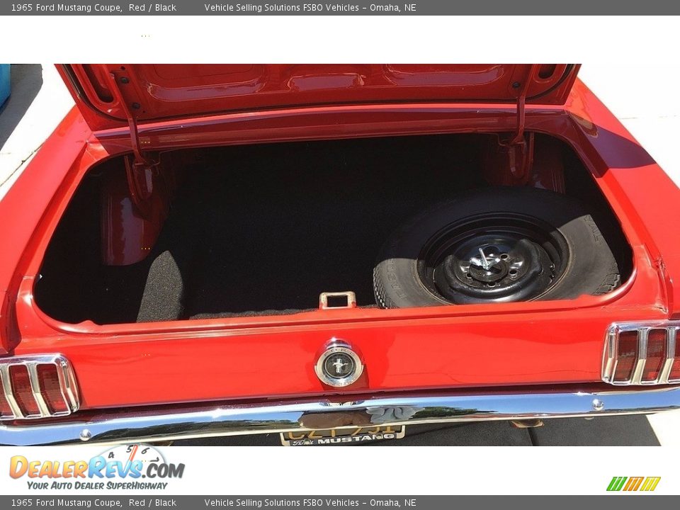 1965 Ford Mustang Coupe Red / Black Photo #13