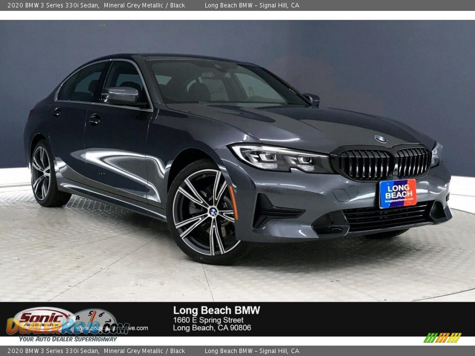 2020 BMW 3 Series 330i Sedan Mineral Grey Metallic / Black Photo #1