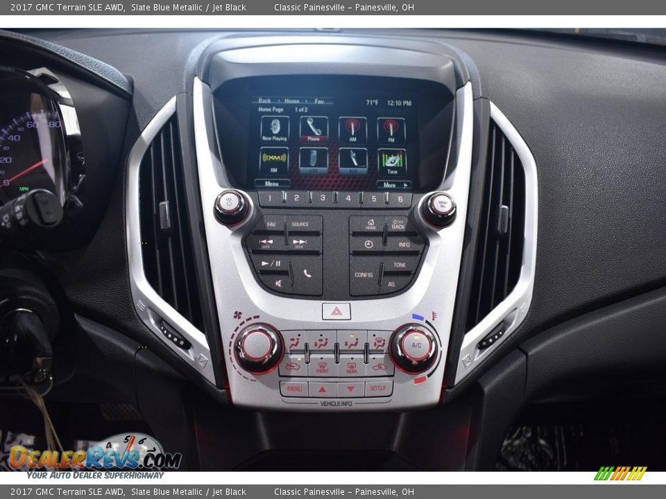 2017 GMC Terrain SLE AWD Slate Blue Metallic / Jet Black Photo #12