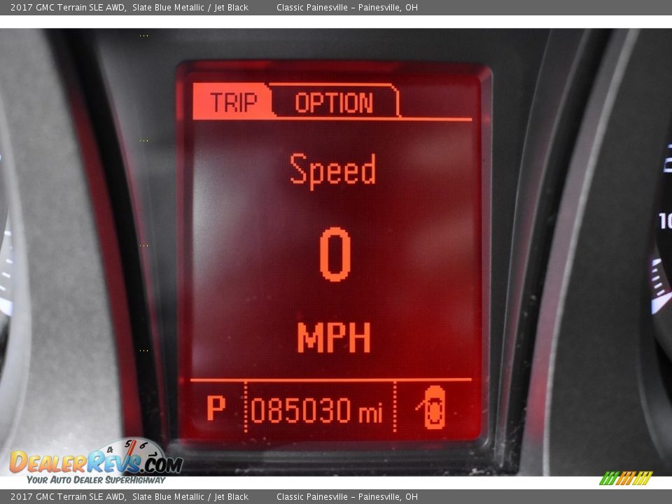 2017 GMC Terrain SLE AWD Slate Blue Metallic / Jet Black Photo #14