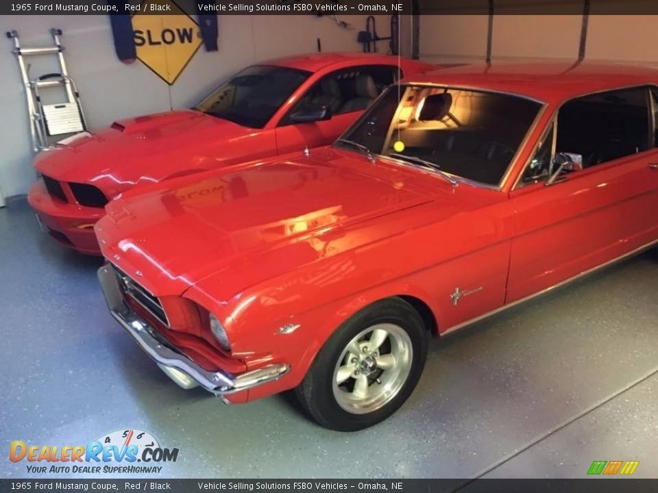 1965 Ford Mustang Coupe Red / Black Photo #18