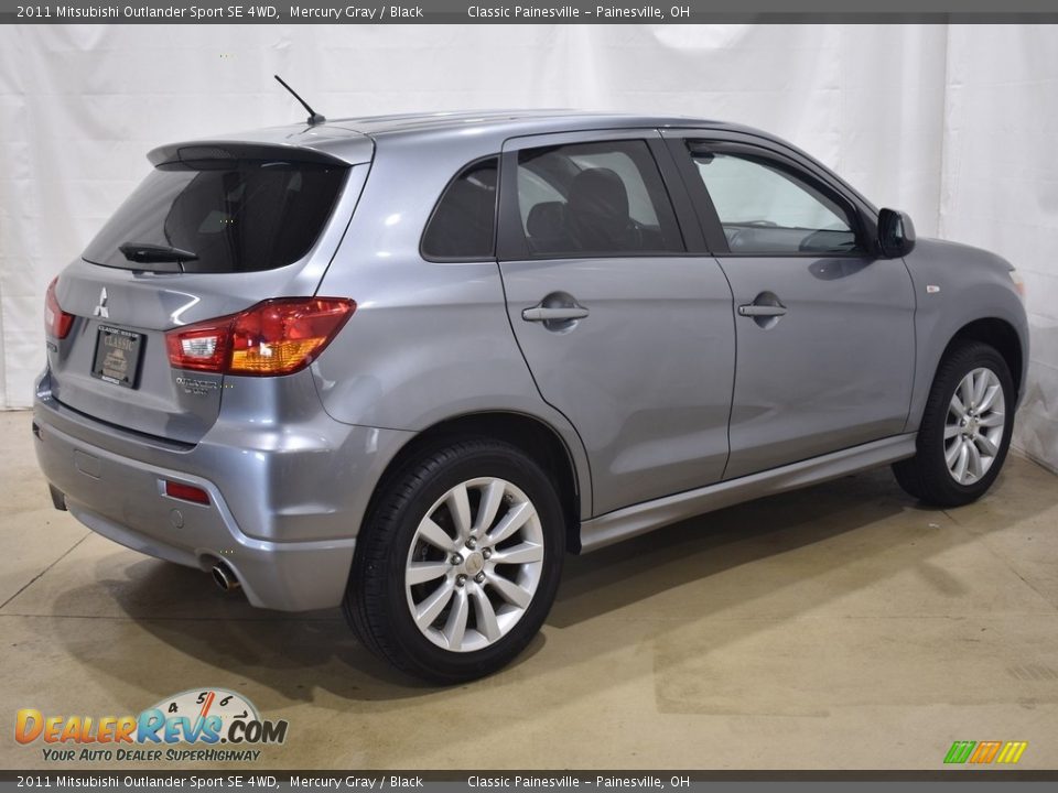 2011 Mitsubishi Outlander Sport SE 4WD Mercury Gray / Black Photo #2