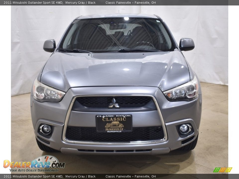 2011 Mitsubishi Outlander Sport SE 4WD Mercury Gray / Black Photo #4