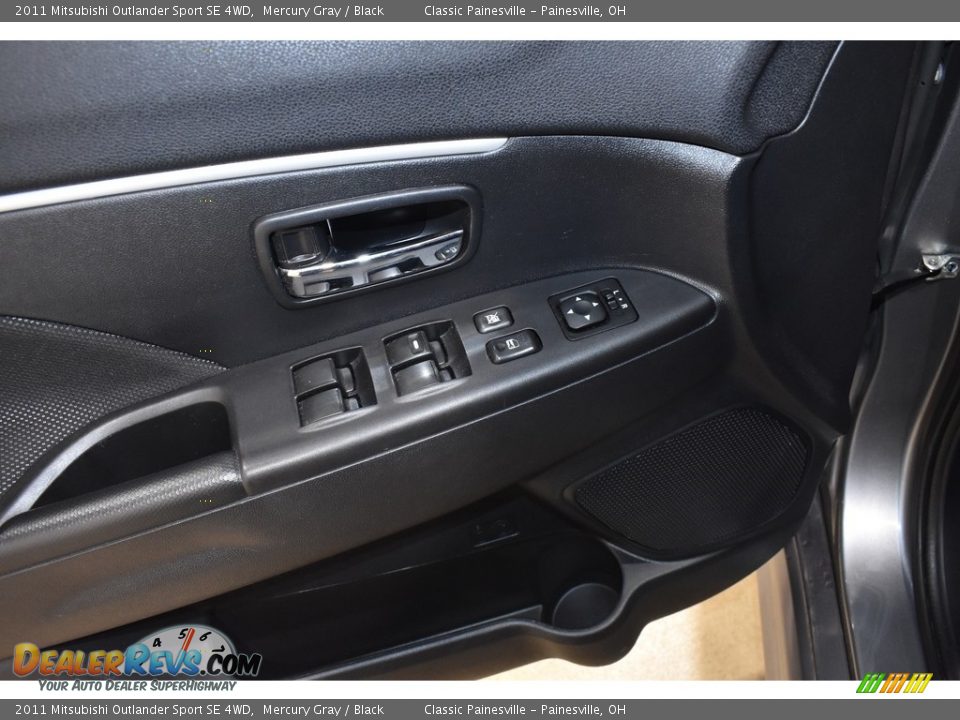 2011 Mitsubishi Outlander Sport SE 4WD Mercury Gray / Black Photo #10