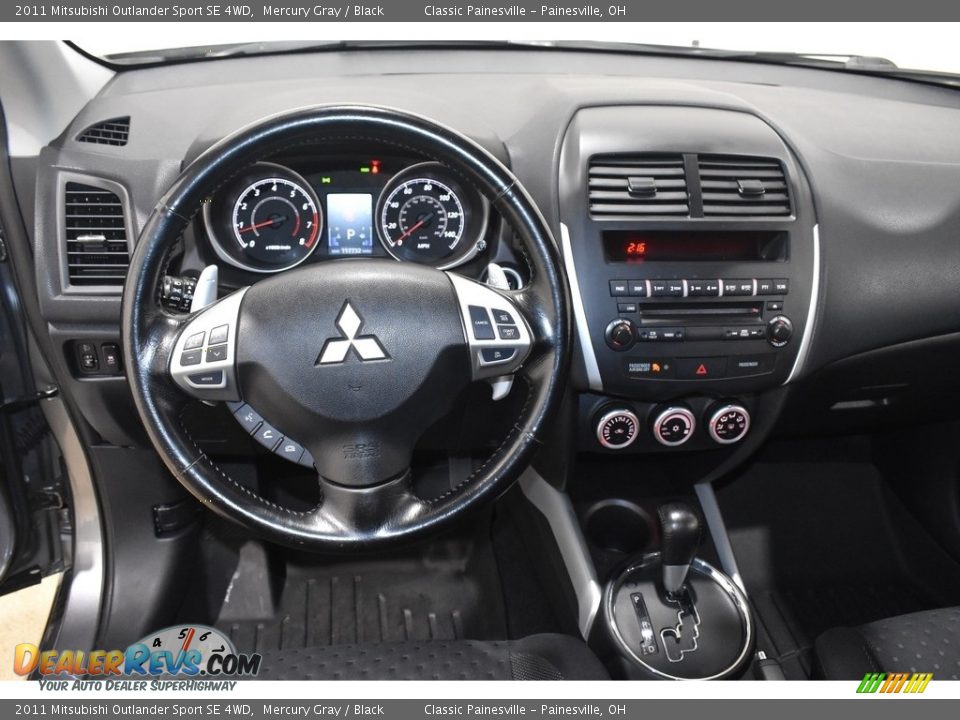 2011 Mitsubishi Outlander Sport SE 4WD Mercury Gray / Black Photo #11