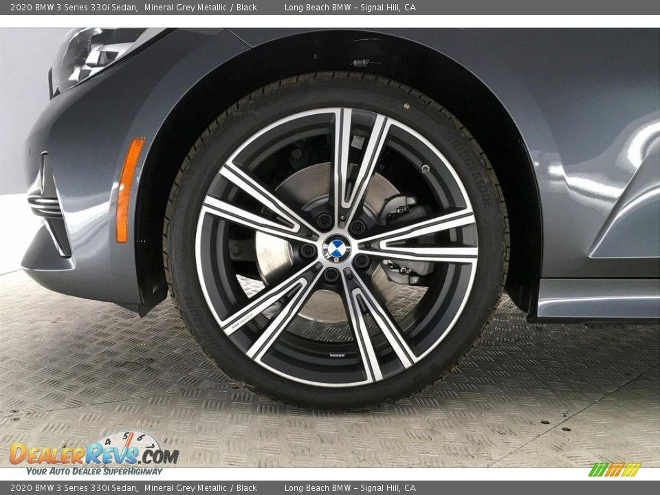 2020 BMW 3 Series 330i Sedan Mineral Grey Metallic / Black Photo #12