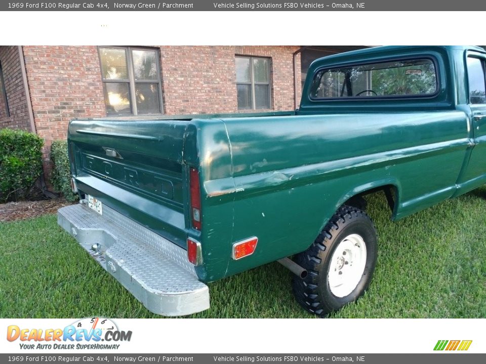 Norway Green 1969 Ford F100 Regular Cab 4x4 Photo #3