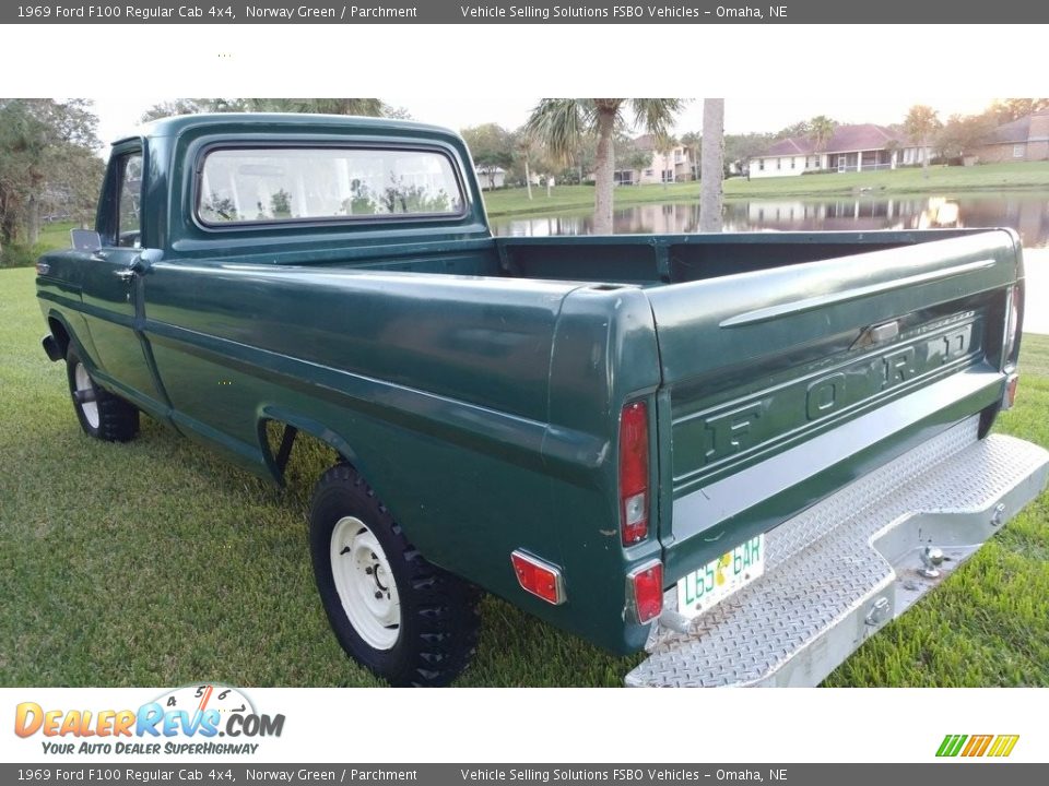 Norway Green 1969 Ford F100 Regular Cab 4x4 Photo #4