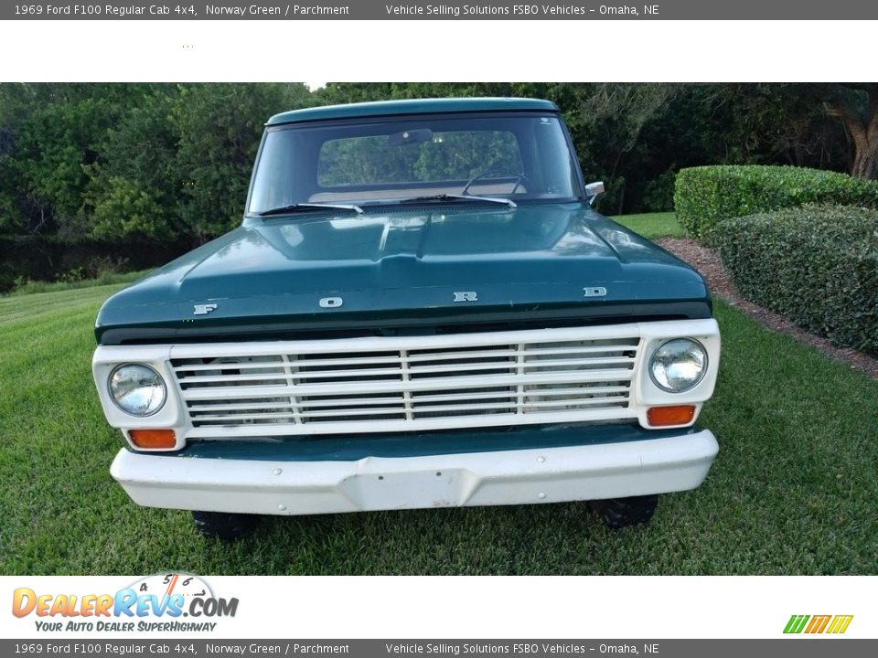 Norway Green 1969 Ford F100 Regular Cab 4x4 Photo #5