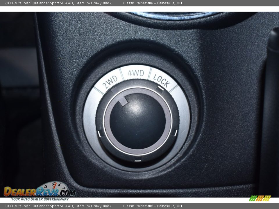 2011 Mitsubishi Outlander Sport SE 4WD Mercury Gray / Black Photo #14