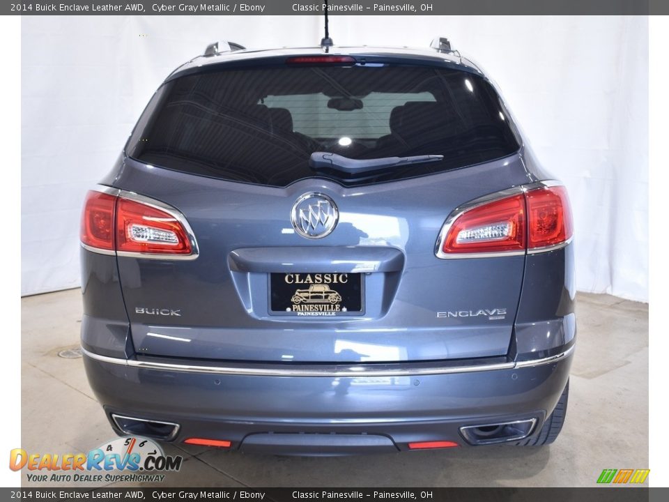 2014 Buick Enclave Leather AWD Cyber Gray Metallic / Ebony Photo #3