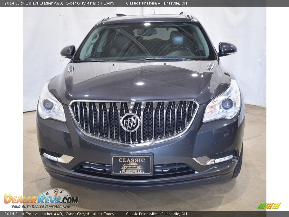 2014 Buick Enclave Leather AWD Cyber Gray Metallic / Ebony Photo #4
