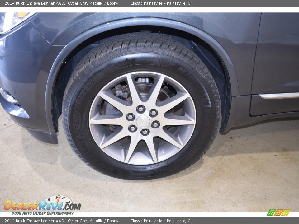 2014 Buick Enclave Leather AWD Cyber Gray Metallic / Ebony Photo #5
