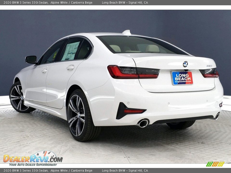2020 BMW 3 Series 330i Sedan Alpine White / Canberra Beige Photo #3