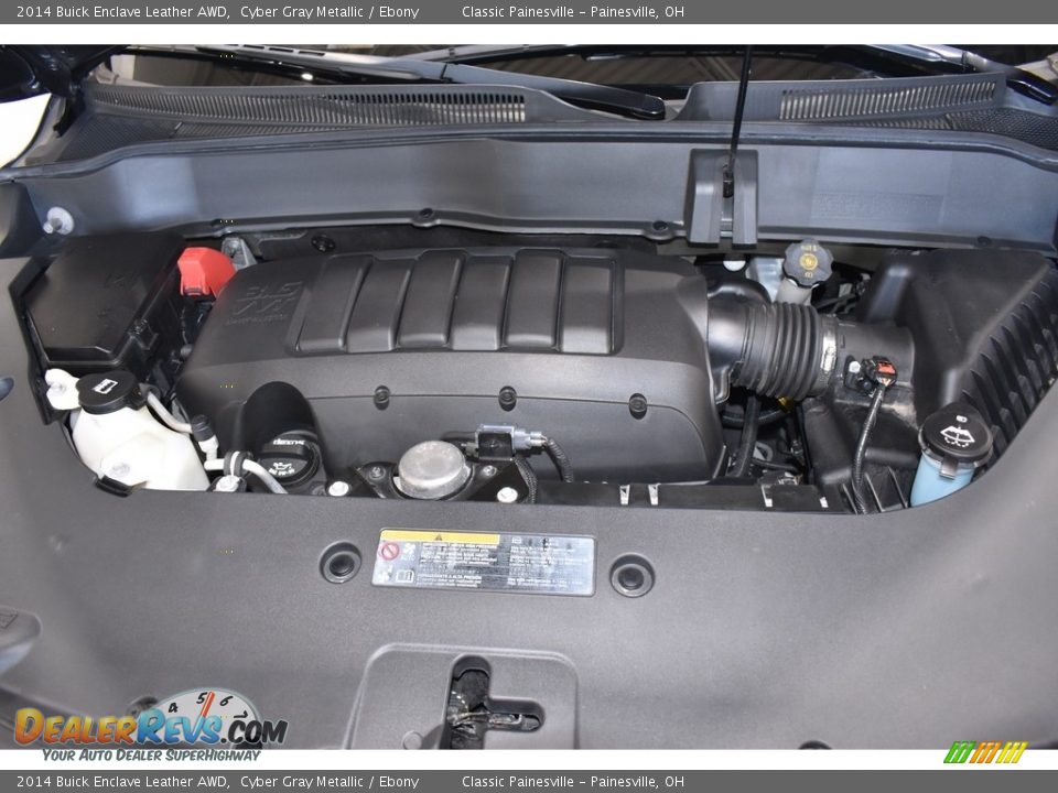 2014 Buick Enclave Leather AWD Cyber Gray Metallic / Ebony Photo #7