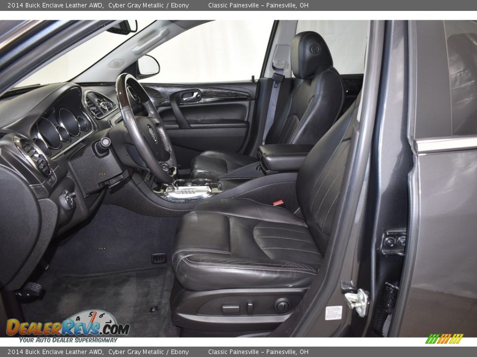 2014 Buick Enclave Leather AWD Cyber Gray Metallic / Ebony Photo #8