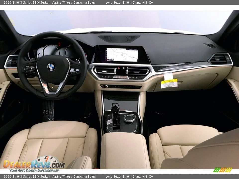 2020 BMW 3 Series 330i Sedan Alpine White / Canberra Beige Photo #5