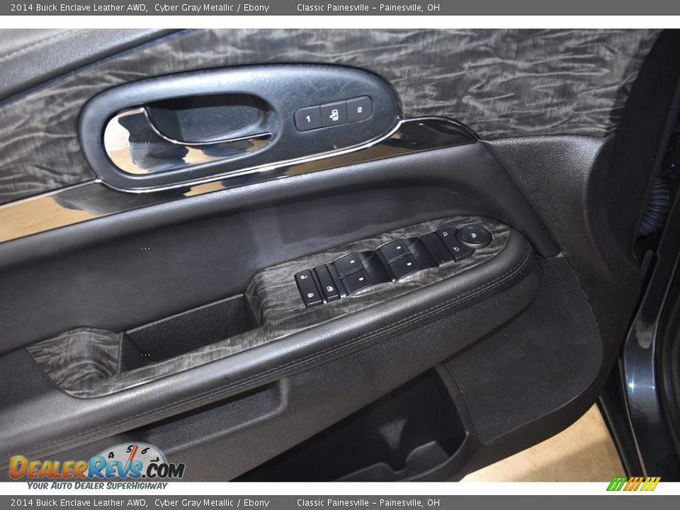 2014 Buick Enclave Leather AWD Cyber Gray Metallic / Ebony Photo #12