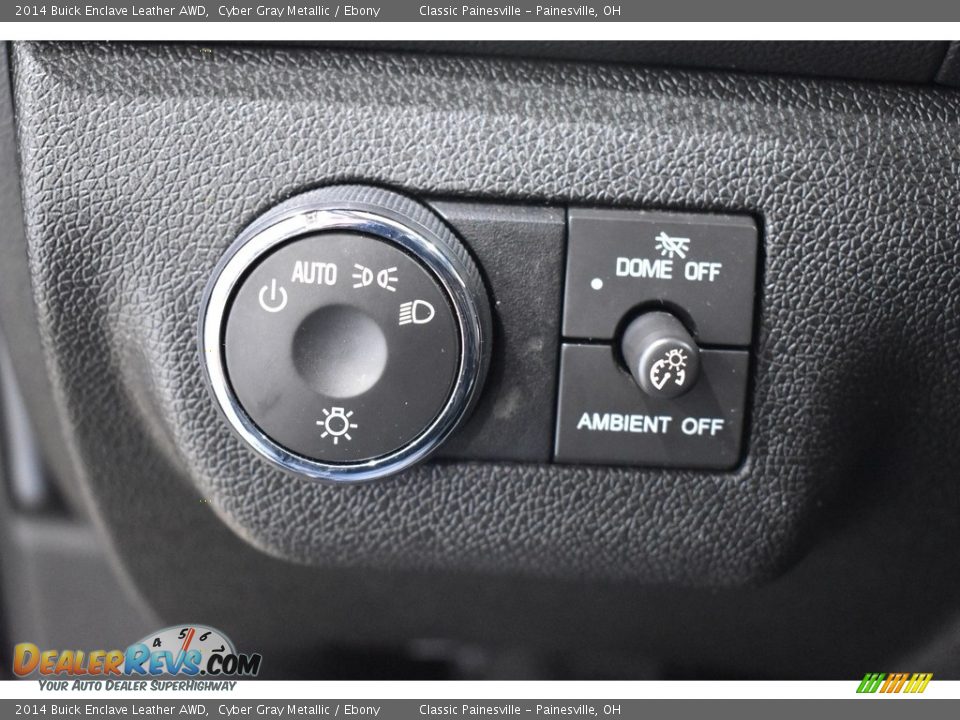 2014 Buick Enclave Leather AWD Cyber Gray Metallic / Ebony Photo #13