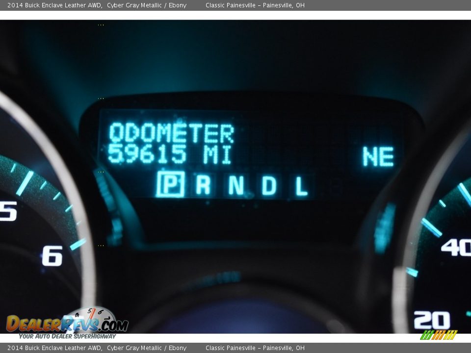 2014 Buick Enclave Leather AWD Cyber Gray Metallic / Ebony Photo #18
