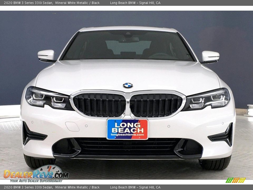 2020 BMW 3 Series 330i Sedan Mineral White Metallic / Black Photo #2
