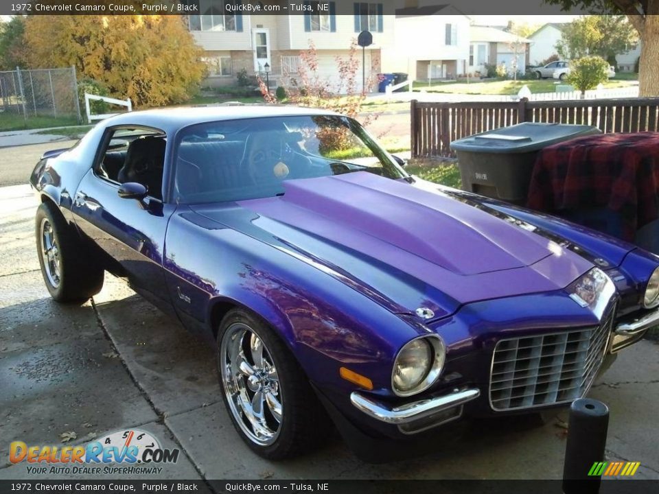 Front 3/4 View of 1972 Chevrolet Camaro Coupe Photo #6