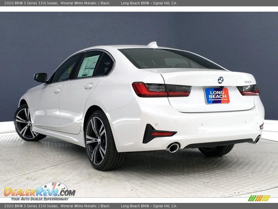 2020 BMW 3 Series 330i Sedan Mineral White Metallic / Black Photo #3
