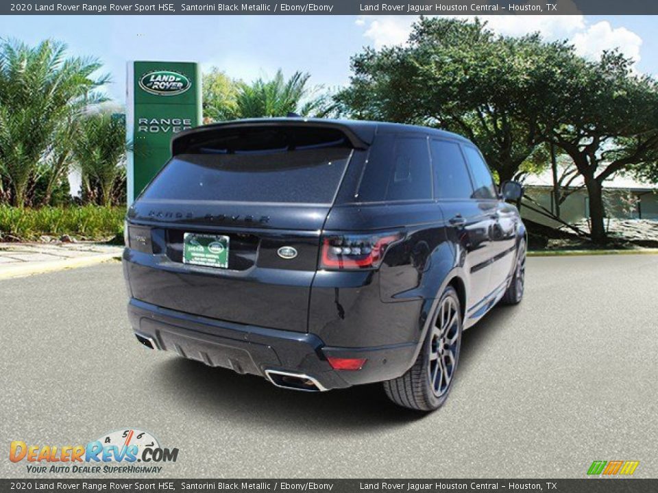 2020 Land Rover Range Rover Sport HSE Santorini Black Metallic / Ebony/Ebony Photo #2