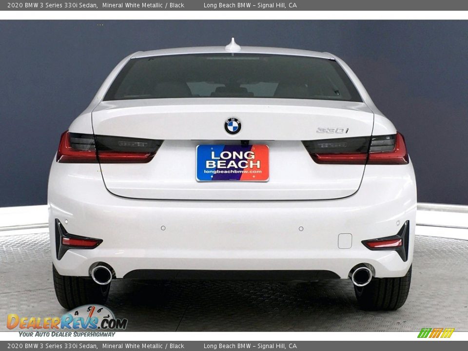 2020 BMW 3 Series 330i Sedan Mineral White Metallic / Black Photo #4